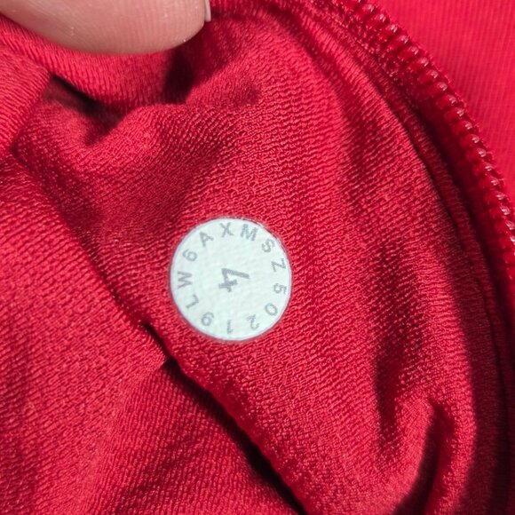 Lululemon Pace Rival Crop Womens 4 Dark Red 22" Inseam W6AXMS - Picture 9 of 12